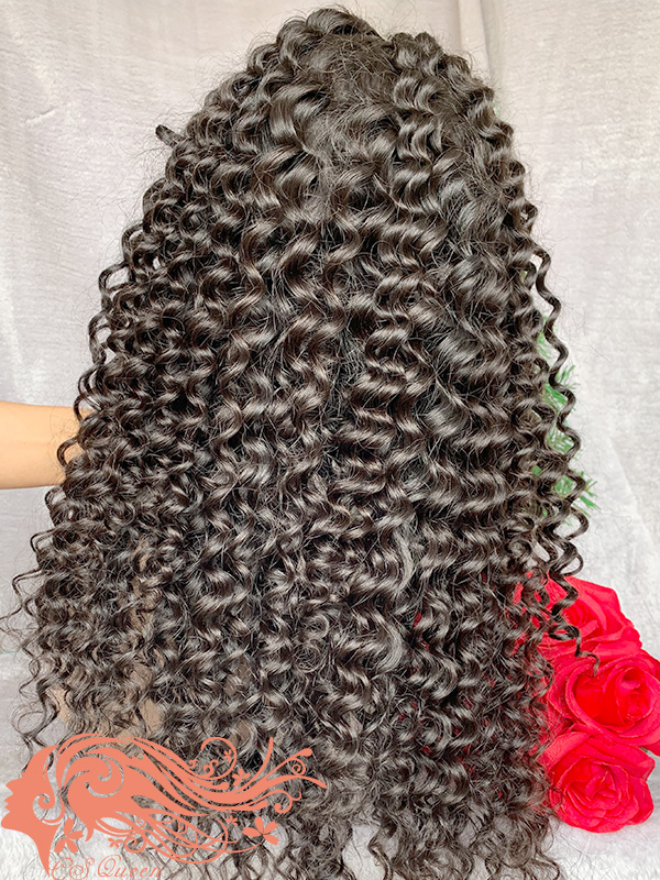 Csqueen 9A Deep Wave U part wig 100% human hair wigs 150%density